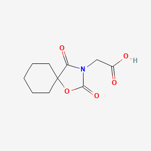 (2,4-Dioxo-1-oxa-3-azaspiro[4.5]dec-3-yl)acetic acid