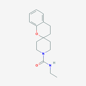 molecular formula C16H22N2O2 B2703952 N-ethylspiro[chroman-2,4'-piperidine]-1'-carboxamide CAS No. 1421472-48-1