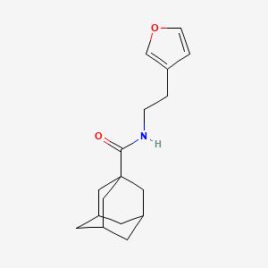molecular formula C17H23NO2 B2703966 N-[2-(furan-3-yl)ethyl]adamantane-1-carboxamide CAS No. 1428356-72-2