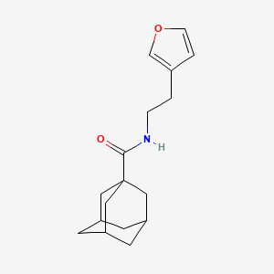 (3r,5r,7r)-N-(2-(furan-3-yl)ethyl)adamantane-1-carboxamide