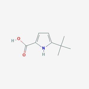 molecular formula C9H13NO2 B2704015 5-tert-Butyl-1H-pyrrole-2-carboxylic acid CAS No. 934353-26-1
