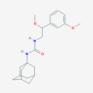 molecular formula C21H30N2O3 B2704028 3-(Adamantan-1-yl)-1-[2-methoxy-2-(3-methoxyphenyl)ethyl]urea CAS No. 1797281-81-2