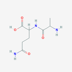 molecular formula C8H15N3O4 B2704046 l-Alanyl-l-glutamine CAS No. 205252-36-4; 39537-23-0