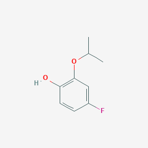 molecular formula C9H11FO2 B2704059 4-Fluoro-2-(propan-2-yloxy)phenol CAS No. 1243454-07-0