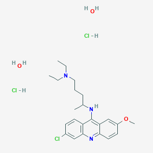 molecular formula C23H33Cl2N3O2 B027041 Quinacrine dihydrochloride dihydrate CAS No. 6151-30-0