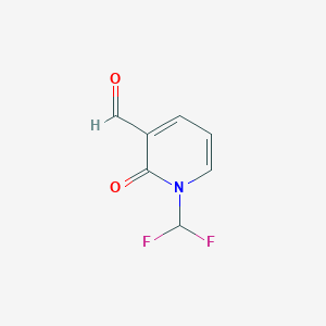 1-(Difluoromethyl)-2-oxo-1,2-dihydropyridine-3-carbaldehyde