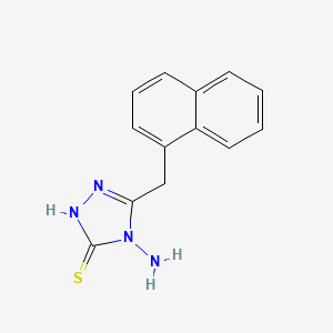 4-amino-5-(naphthalen-1-ylmethyl)-4H-1,2,4-triazole-3-thiol