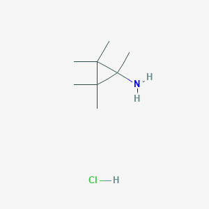 molecular formula C8H18ClN B2704137 Pentamethylcyclopropan-1-amine hydrochloride CAS No. 2138183-57-8