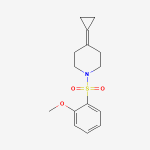 4-Cyclopropylidene-1-((2-methoxyphenyl)sulfonyl)piperidine