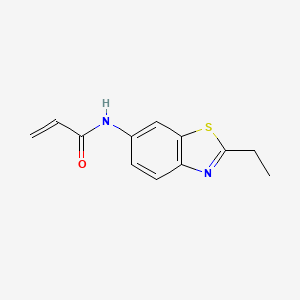 molecular formula C12H12N2OS B2704207 N-(2-Ethyl-1,3-benzothiazol-6-yl)prop-2-enamide CAS No. 2361656-65-5