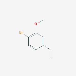 molecular formula C9H9BrO B2704262 1-Bromo-2-methoxy-4-vinylbenzene CAS No. 113150-38-2