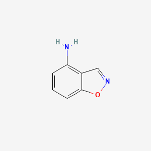 molecular formula C7H6N2O B2704276 Benzo[d]isoxazol-4-amine CAS No. 1558272-96-0