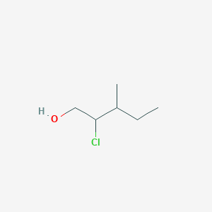 molecular formula C6H13ClO B2704320 2-Chloro-3-methylpentan-1-ol CAS No. 1378687-06-9