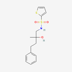 N-(2-hydroxy-2-methyl-4-phenylbutyl)thiophene-2-sulfonamide