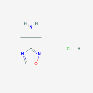 2-(1,2,4-Oxadiazol-3-yl)propan-2-amine hydrochloride