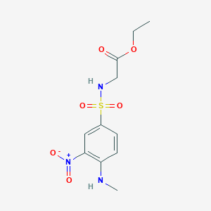 Ethyl 2-[4-(methylamino)-3-nitrobenzenesulfonamido]acetate