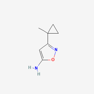 3-(1-Methylcyclopropyl)-1,2-oxazol-5-amine