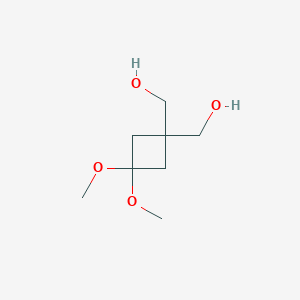 [1-(Hydroxymethyl)-3,3-dimethoxycyclobutyl]methanol