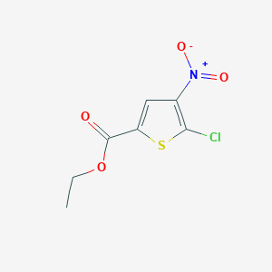 molecular formula C7H6ClNO4S B2704633 Ethyl 5-chloro-4-nitrothiophene-2-carboxylate CAS No. 57800-76-7; 89640-03-9
