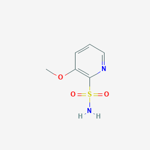 molecular formula C6H8N2O3S B2704663 3-Methoxypyridine-2-sulfonamide CAS No. 1566809-26-4