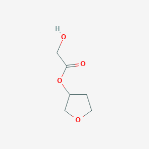 molecular formula C6H10O4 B2704702 Oxolan-3-yl 2-hydroxyacetate CAS No. 1849292-61-0