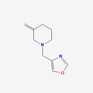 3-Methylidene-1-[(1,3-oxazol-4-yl)methyl]piperidine