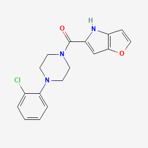 (4-(2-chlorophenyl)piperazin-1-yl)(4H-furo[3,2-b]pyrrol-5-yl)methanone