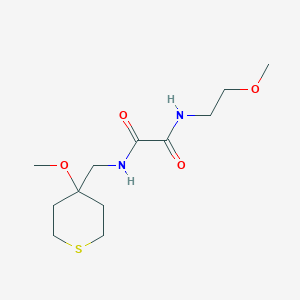 N1-(2-methoxyethyl)-N2-((4-methoxytetrahydro-2H-thiopyran-4-yl)methyl)oxalamide