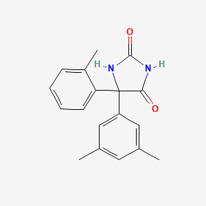 5-(3,5-Dimethylphenyl)-5-(2-methylphenyl)imidazolidine-2,4-dione