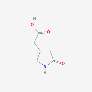 molecular formula C6H9NO3 B2704994 5-Oxopyrrolidine-3-acetic Acid CAS No. 32741-98-3