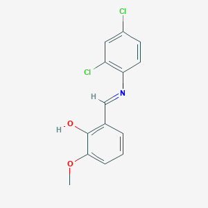 2-{(E)-[(2,4-dichlorophenyl)imino]methyl}-6-methoxyphenol