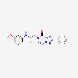N-(3-methoxyphenyl)-2-[2-(4-methylphenyl)-4-oxopyrazolo[1,5-a]pyrazin-5(4H)-yl]acetamide