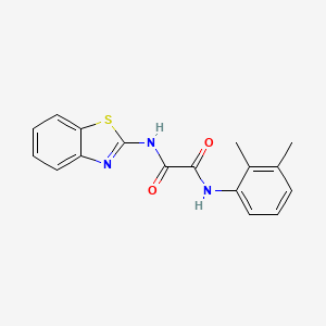 molecular formula C17H15N3O2S B2705022 N1-(benzo[d]thiazol-2-yl)-N2-(2,3-dimethylphenyl)oxalamide CAS No. 920229-74-9