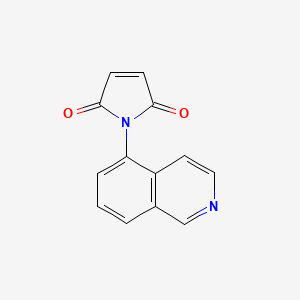 molecular formula C13H8N2O2 B2705109 1-(isoquinolin-5-yl)-2,5-dihydro-1H-pyrrole-2,5-dione CAS No. 1157377-28-0