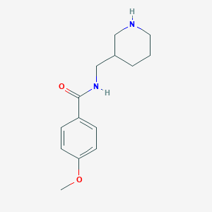 4-Methoxy-N-(piperidin-3-ylmethyl)benzamide