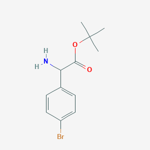 Tert-butyl 2-amino-2-(4-bromophenyl)acetate