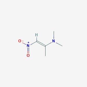 molecular formula C5H10N2O2 B2705163 dimethyl[(1E)-1-nitroprop-1-en-2-yl]amine CAS No. 99325-84-5