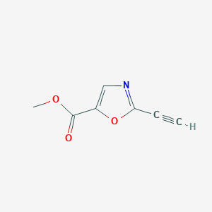 molecular formula C7H5NO3 B2705304 Methyl 2-ethynyl-1,3-oxazole-5-carboxylate CAS No. 2445791-76-2
