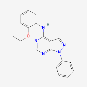 B2705371 N-(2-ethoxyphenyl)-1-phenyl-1H-pyrazolo[3,4-d]pyrimidin-4-amine CAS No. 393785-54-1