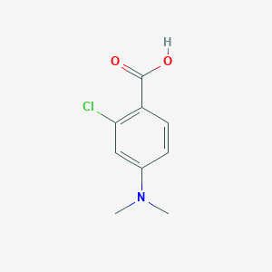 molecular formula C9H10ClNO2 B2705384 2-Chloro-4-(dimethylamino)benzoic acid CAS No. 3975-63-1