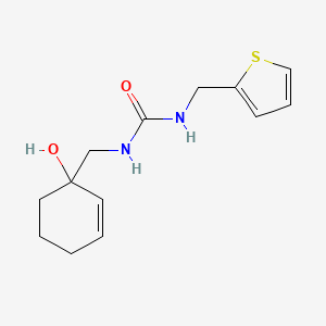 1-[(1-Hydroxycyclohex-2-en-1-yl)methyl]-3-[(thiophen-2-yl)methyl]urea