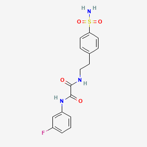 N1-(3-fluorophenyl)-N2-(4-sulfamoylphenethyl)oxalamide