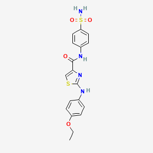 2-((4-ethoxyphenyl)amino)-N-(4-sulfamoylphenyl)thiazole-4-carboxamide