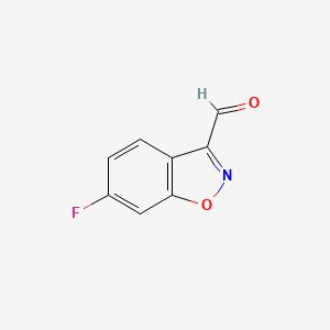 6-Fluorobenzo[D]isoxazole-3-carbaldehyde