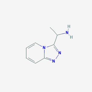 molecular formula C8H10N4 B2705444 1-([1,2,4]Triazolo[4,3-a]pyridin-3-yl)ethanamine CAS No. 900641-16-9