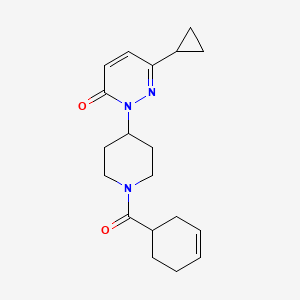 2-[1-(Cyclohex-3-ene-1-carbonyl)piperidin-4-yl]-6-cyclopropylpyridazin-3-one