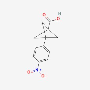 3-(4-Nitrophenyl)bicyclo[1.1.1]pentane-1-carboxylic acid