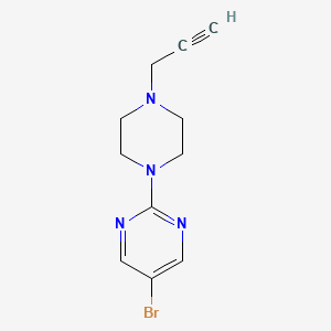 5-Bromo-2-[4-(prop-2-yn-1-yl)piperazin-1-yl]pyrimidine