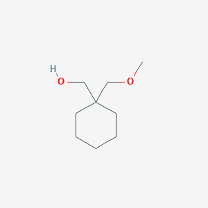 molecular formula C9H18O2 B2705483 [1-(Methoxymethyl)cyclohexyl]methanol CAS No. 956518-76-6