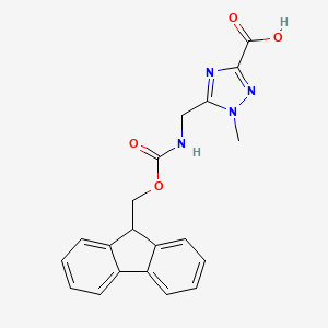 5-[(9H-Fluoren-9-ylmethoxycarbonylamino)methyl]-1-methyl-1,2,4-triazole-3-carboxylic acid